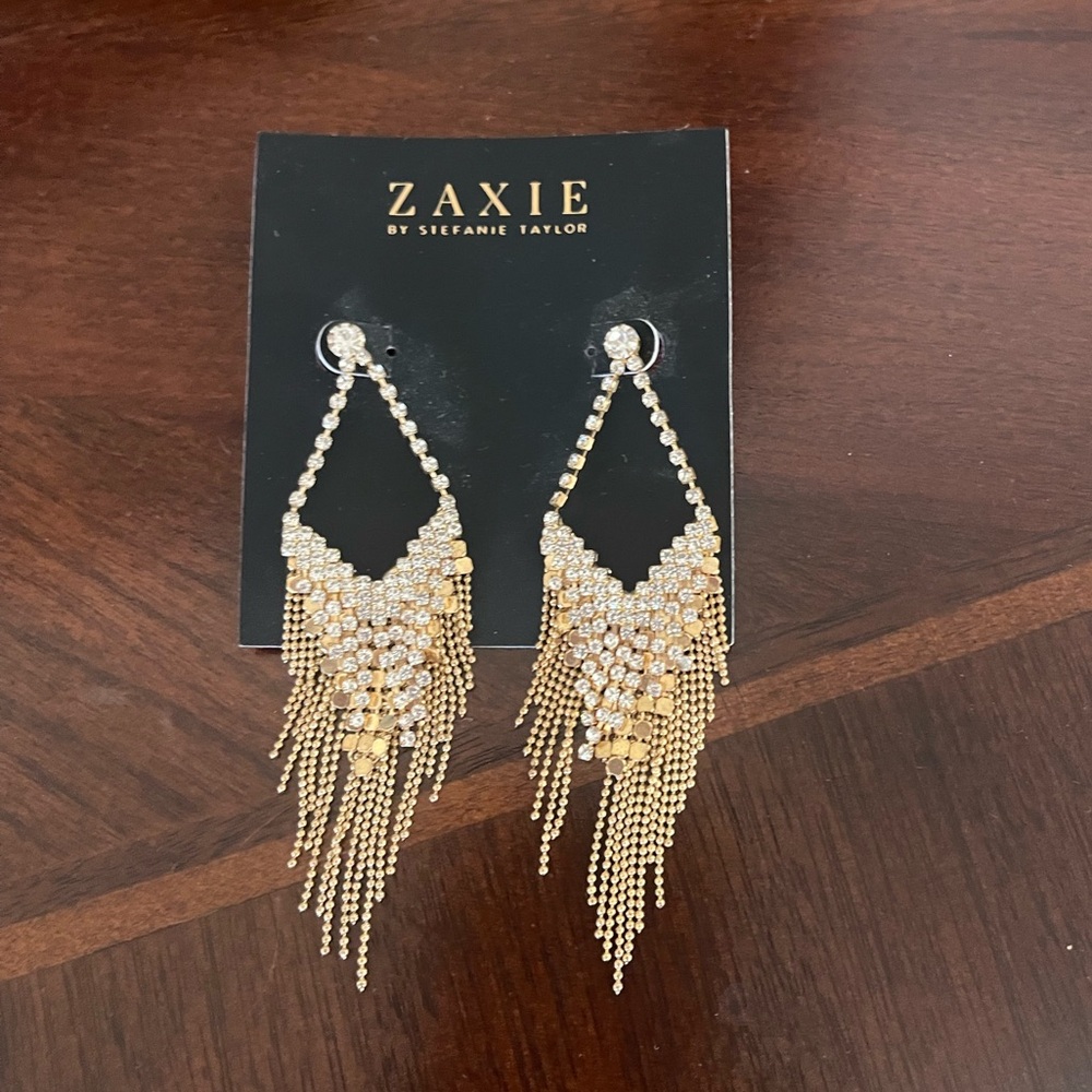 Zaxie by Stephanie Taylor fringe earrings NEW!